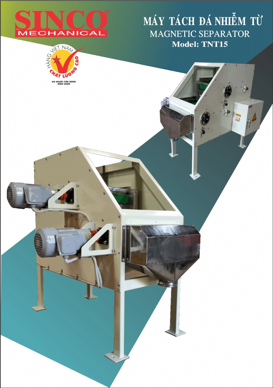 SÀN PHẨM MỚI - MÁY TÁCH ĐÁ NHIỄM TỪ
